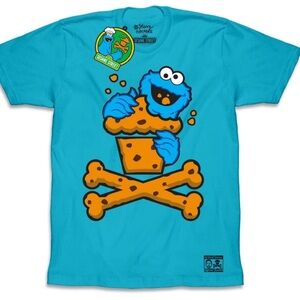 Johnny Cupcakes Blue Cookie Monster Tee
